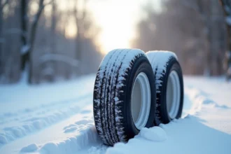 Où mettre 2 pneus neige ?